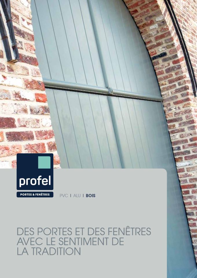 Châssis bois Profel brochure